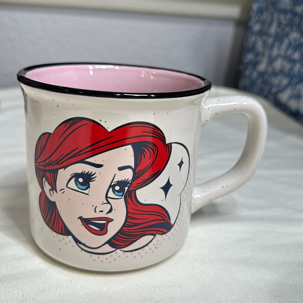 Disney Zak! Little Mermaid Ariel Don't Be Such a Guppy Coffee Cup Mug 16oz/473ml